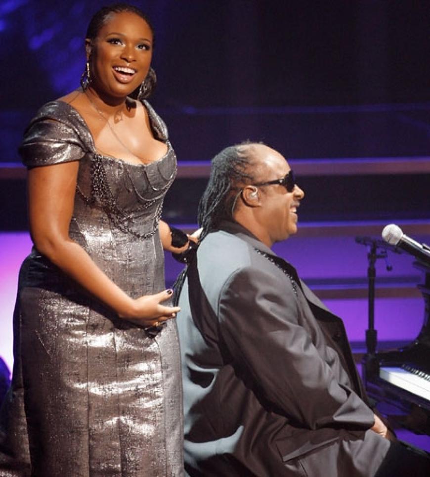 Jennifer Hudson und Stevie Wonder bei der gemeinsamen Performance