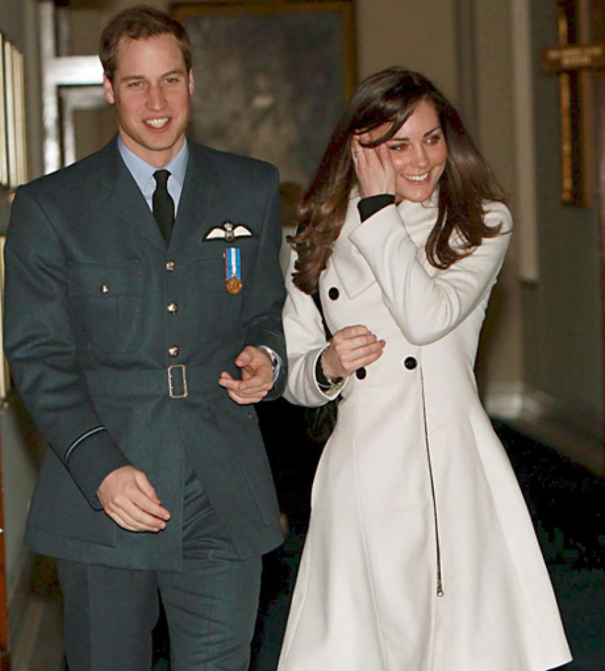 Auch zur Verleihung des Abzeichens der britischen Luftwaffe kamen Kate & William gemeinsam´
