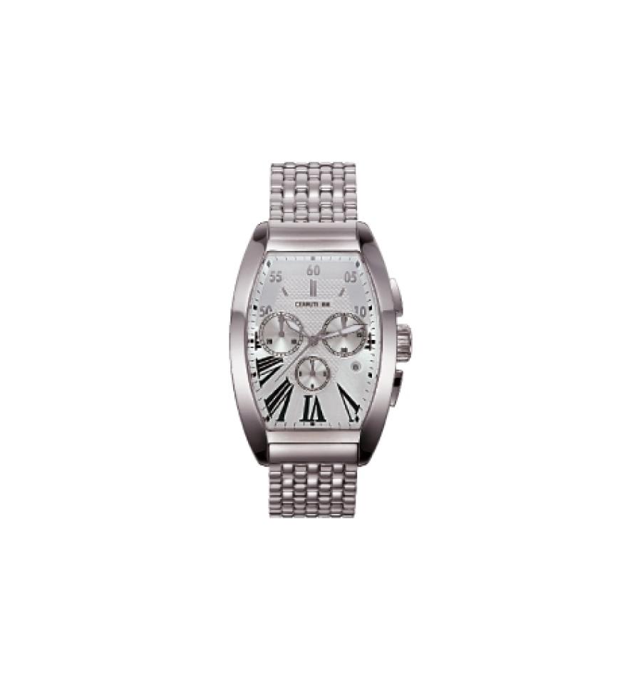 Multi´funktional mit
Gliederarmband von Cerruti, ca. 290 Euro