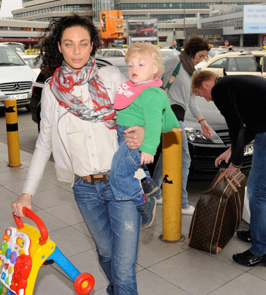 Mutter, Vater, Kind: Boris und Lilly gingen mit ihrem Sohn Amadeus auf Reisen