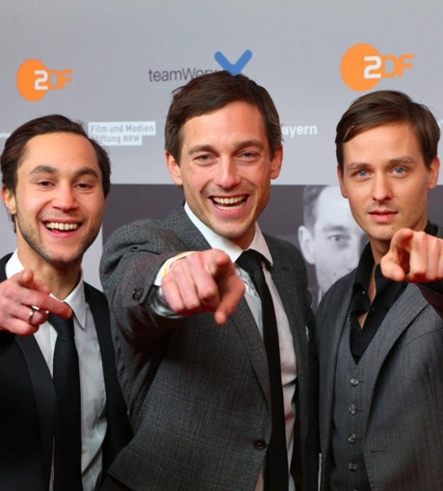Ludwig Trepte, Volker Bruch und Tom Schilling