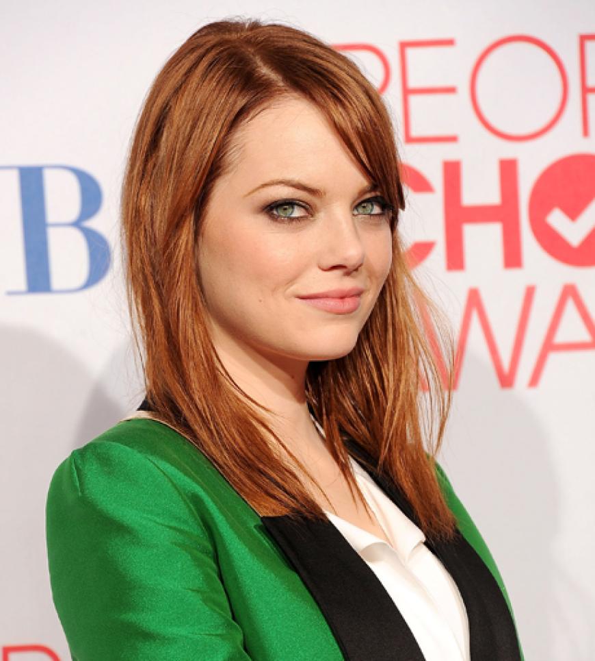 Emma Stone ist übrigens auch gar nicht rothaarig! Erst nachdem sie sich für