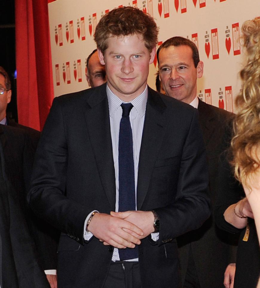 Royaler Auftritt: Prinz Harry kam extra zur Spendengala nach Berlin. Es war sein erster TV-Auftritt im deutschen Fernsehen