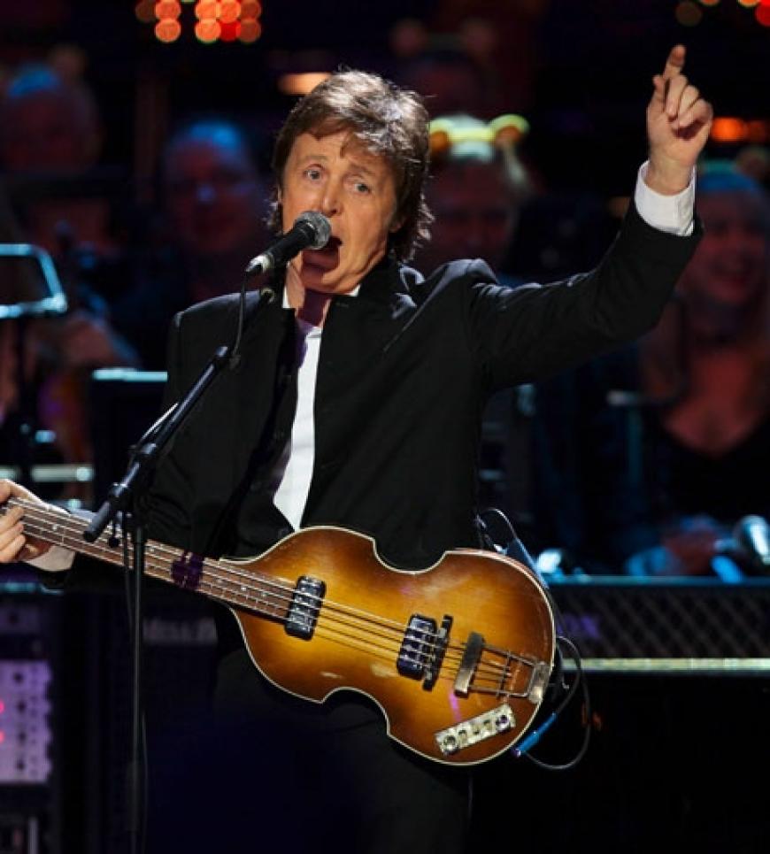 Paul McCartney freut sich über die großartige Stimmung