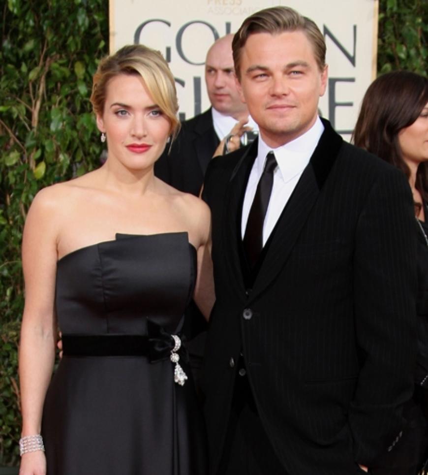 Kate Winslet und ihr Filmpartner Leonardo DiCaprio