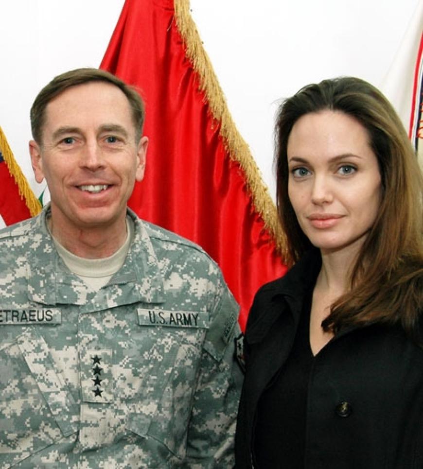 Angelina Jolie im Irak