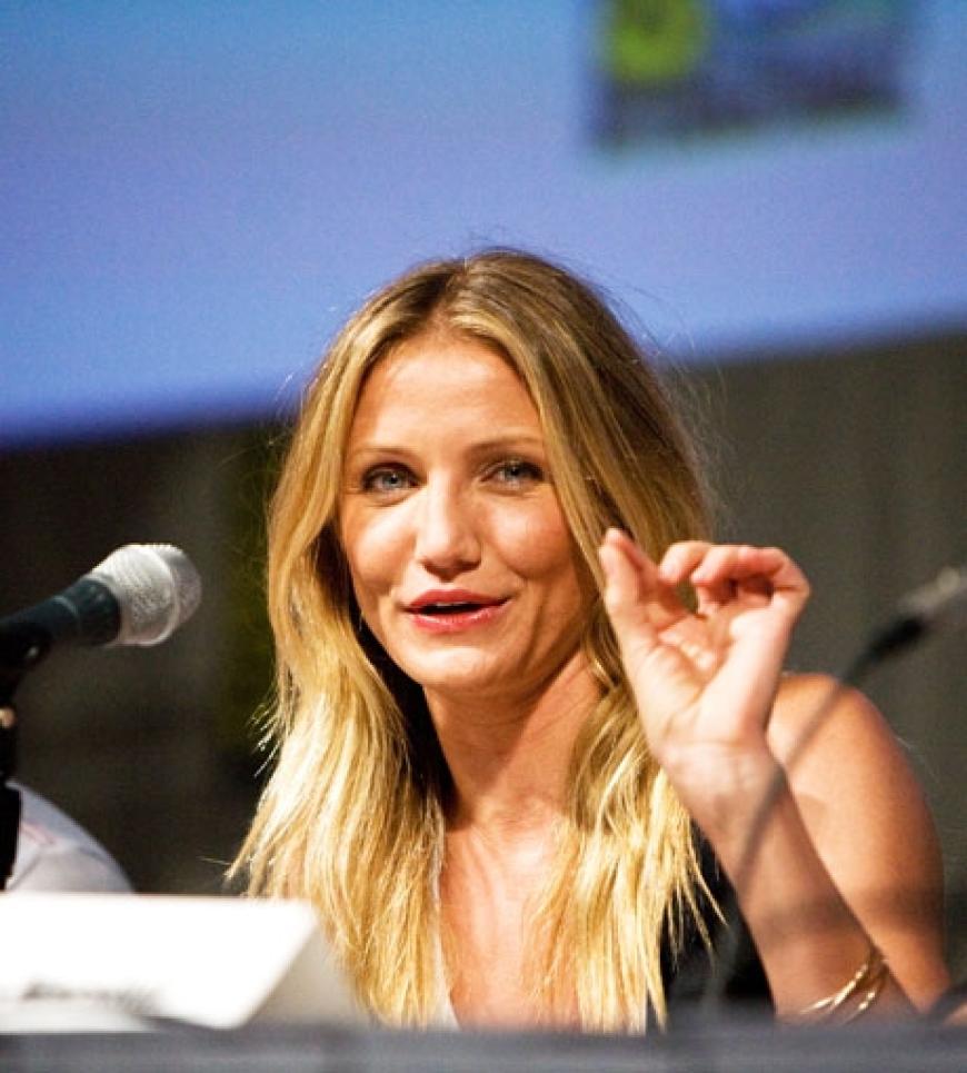 Hollywood-Beaty Cameron Diaz stellte mit ihren Kollegen den Film