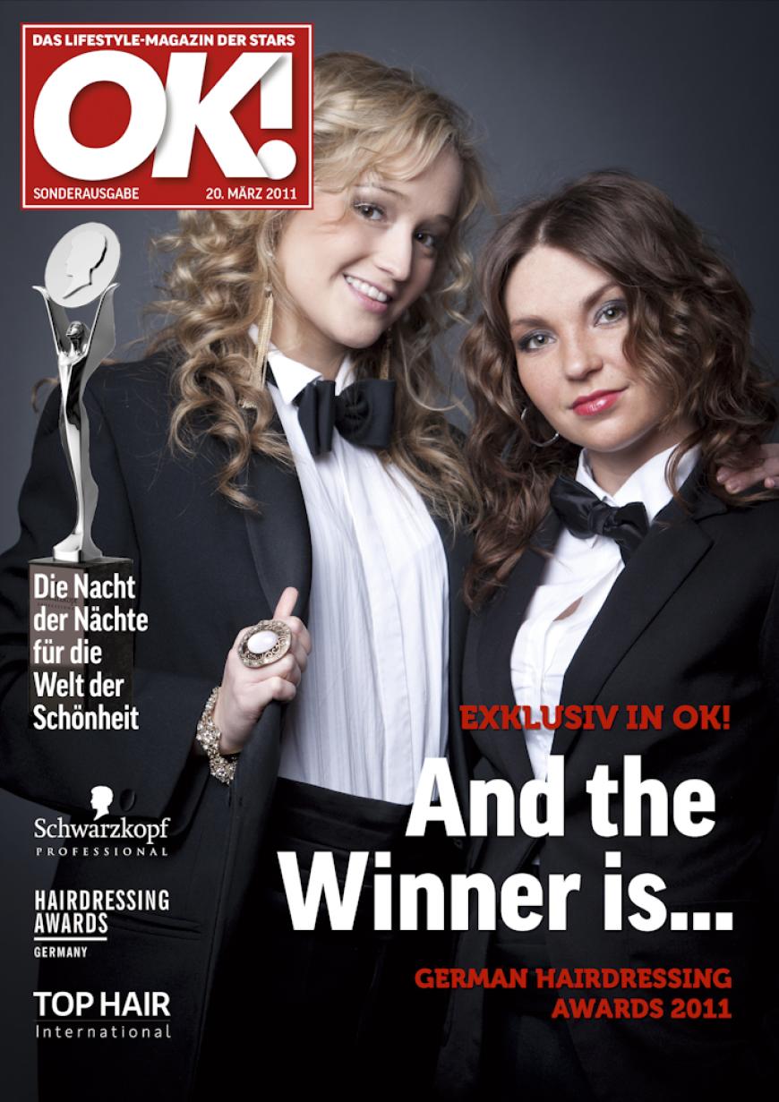 Einmal im Leben das Cover der OK! zieren! Für die Gäste des „German Hairdressing Award 2012“ wurde dieses Traum Wirklichkeit. Jeder Gast des Gala-Abends konnte an einem persönlichen OK! Fotoshooting teilnehmen - und die tollen Ergebnisse sehen Sie hier! Viel Spaß beim Durchklicken!