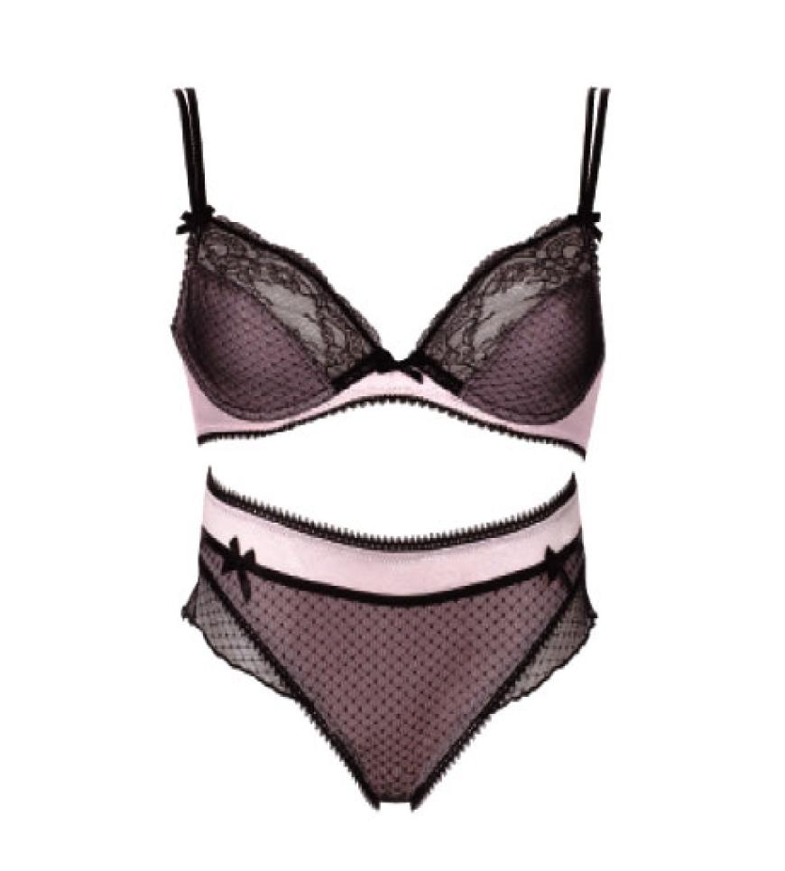 Kontraste von Passionata: Push-up-BH ca. 50 Euro, Slip ca. 30 Euro