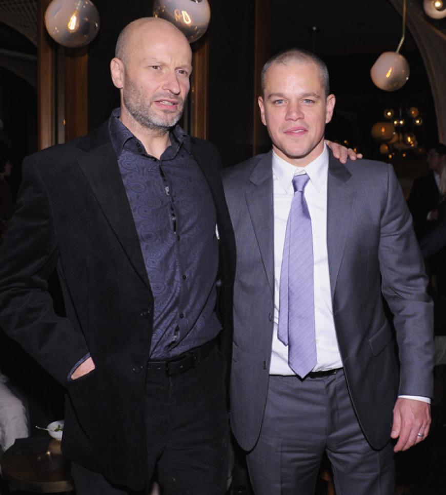 Benjamin Mee, von dem die Filmidee stammt, und Matt Damon