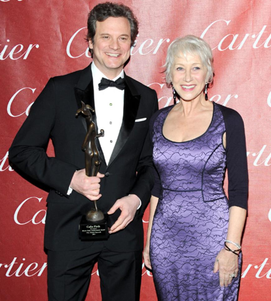 Doppeltes Glück: Colin Firth gewann den
