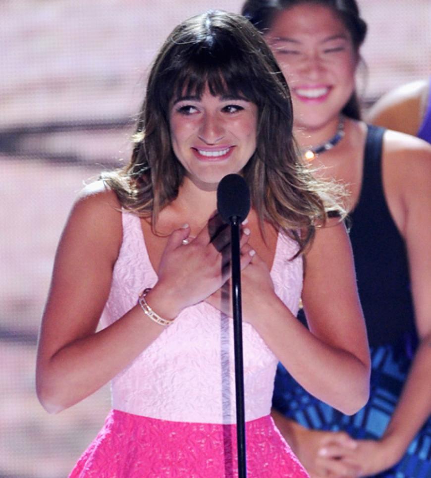 Willkommen bei den Teen Choice Awards 2013! Lea Michele von 'Glee' sorgte für einen rührenden Moment