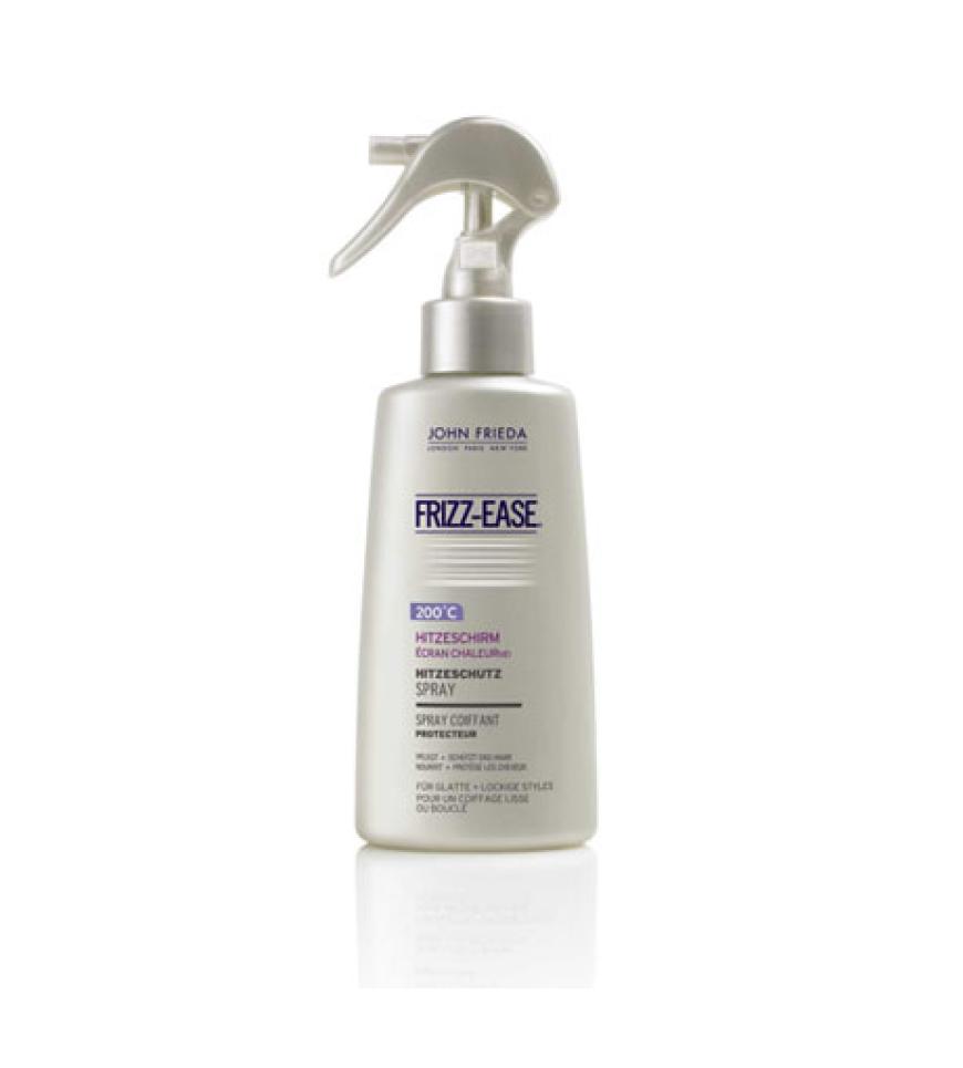 Dieses Haarpflege-Spray fungiert als ultimativer Hitzeschirm. Wer also täglich zu Föhn, Glätteisen oder Lockenstab greift, ist mit ihm bestens geschützt. âFrizz Ease