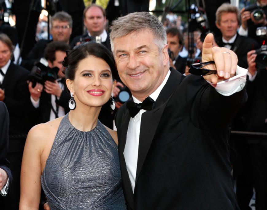 Alec Baldwin kam ebenso mit seiner Frau