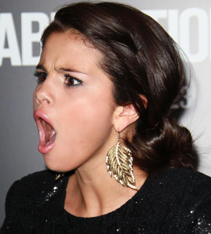 Total entrüstet: Selena Gomez auf dem Roten Teppich