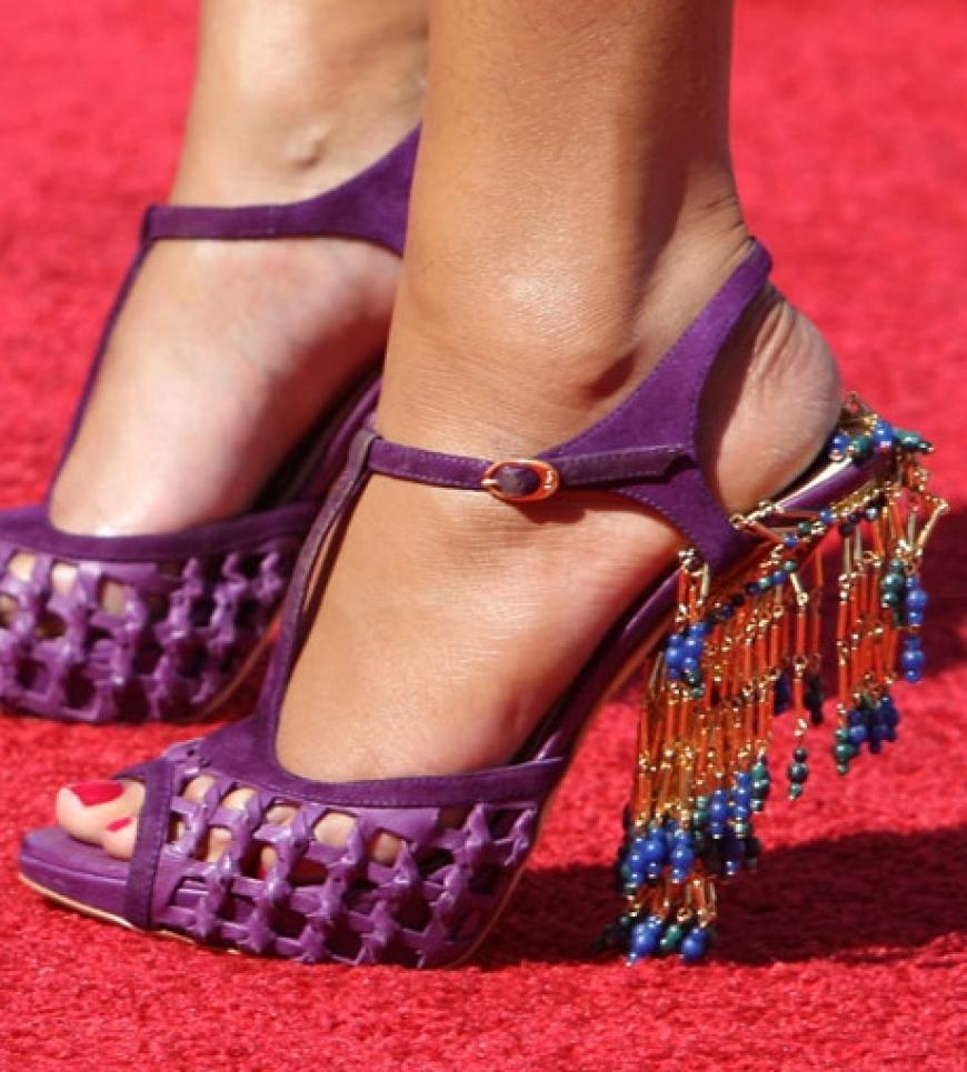 Stilvoll: Die Schuhe von Beyonce Knowles