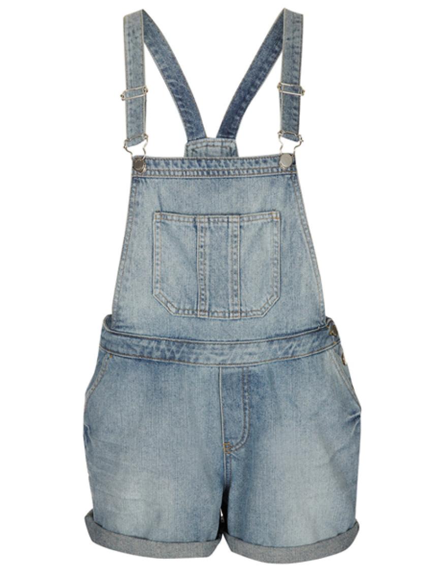 Latzshorts über topshop.com, ca. 50 Euro