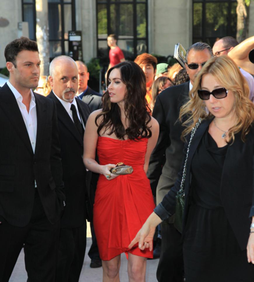 Megan Fox brachte ihren Mann Brian Austin Green mit