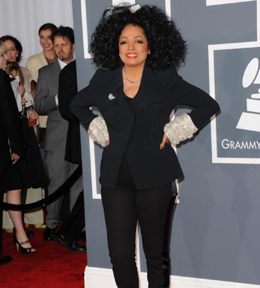 Unverkennbar, diese Mähne: Diana Ross