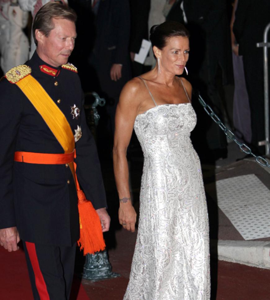 Stephanie von Monaco und Großherzog Henri von Luxemburg