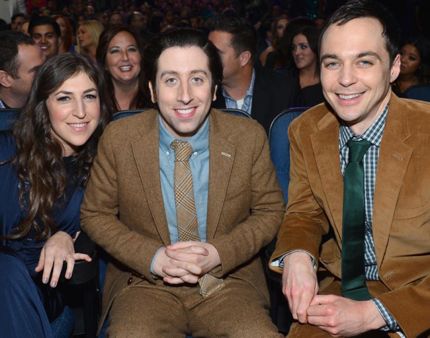 Mayim Bialik, Simon Helberg, Jim Parsons aus