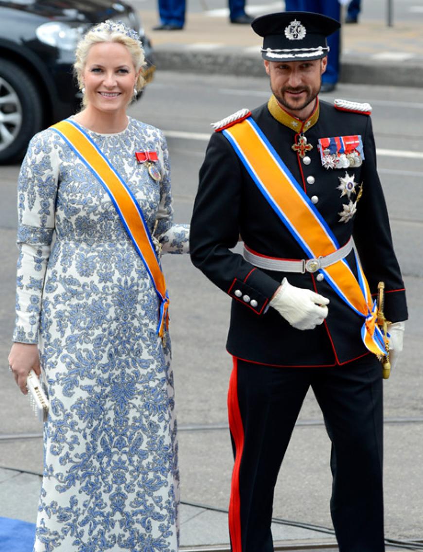 Prinzessin Mette-Marit mit Ehemann Kronprinz Haakon von Norwegen