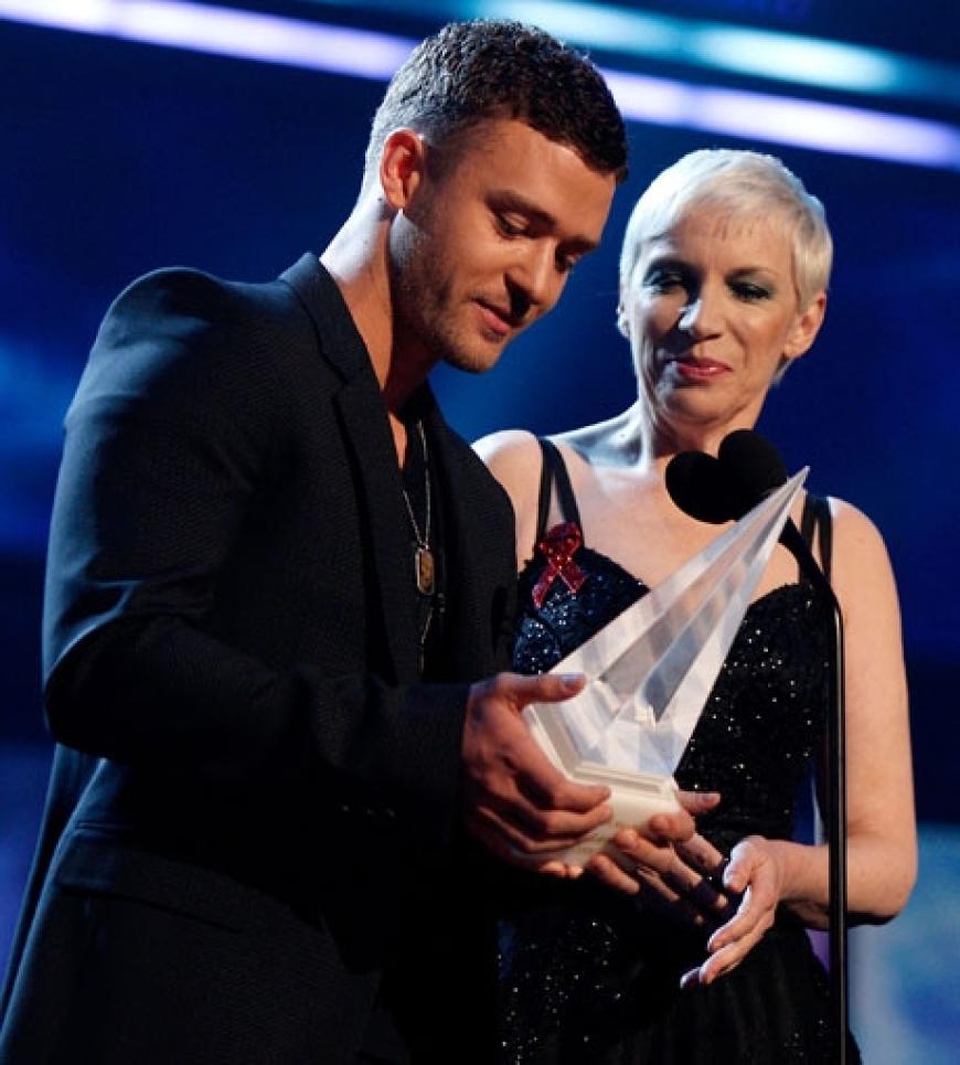 Überreichte Annie Lennox ihren Preis: Justin Timberlake