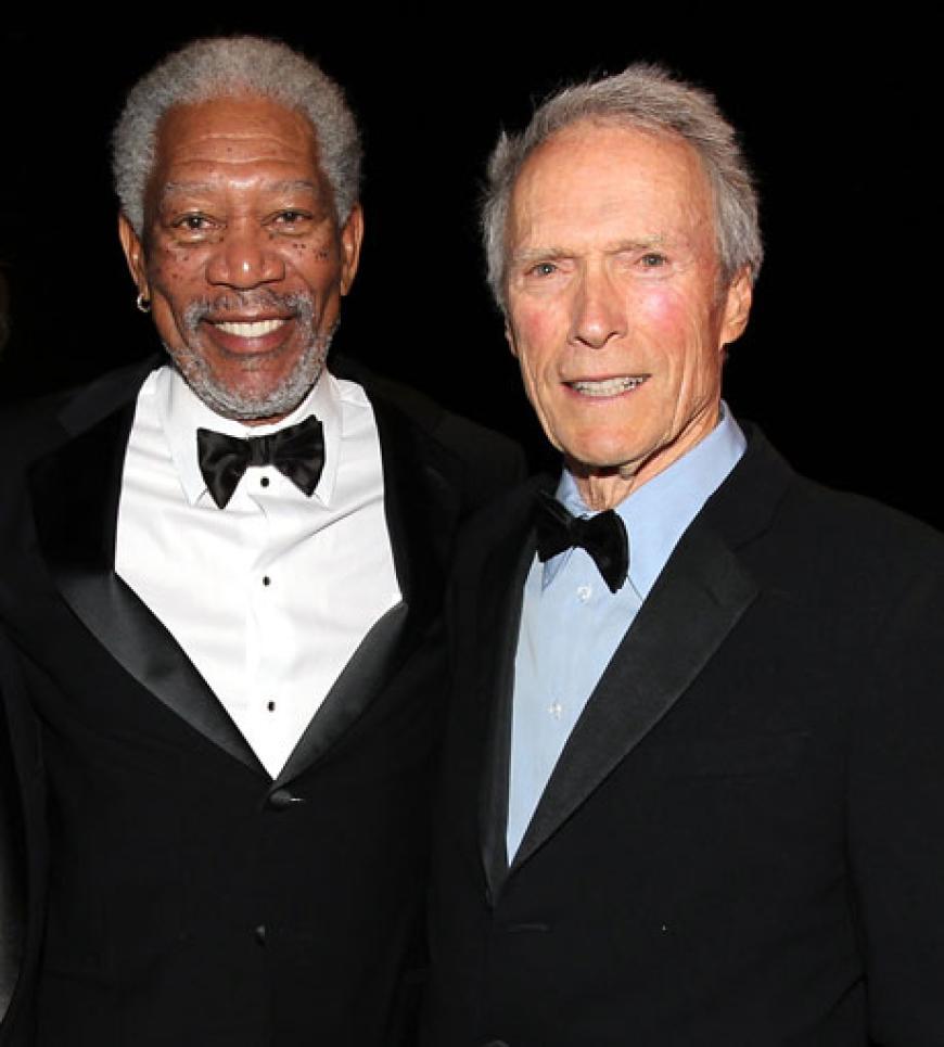 Morgan Freeman und Clint Eastwood spielten schon in einigen Filmen gemeinsam. Eastwood wurde somit die Ehre erteilt, den Preisträger zu krönen
