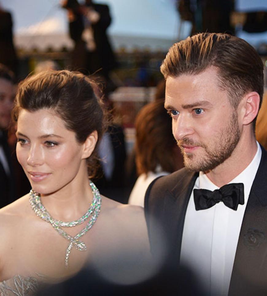 An der Seite ihres Gatten Justin Timberlake nimmt sie ein Bad im Blitzlichtgewitter