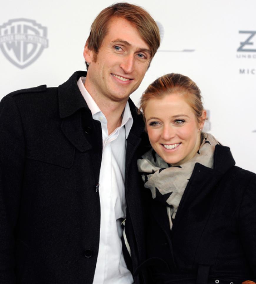 Nina Eichinger mit Fritz Meinika