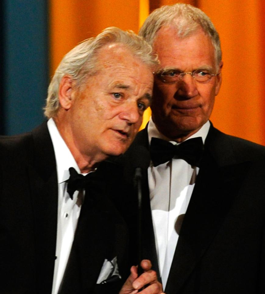... US-Talkmaster David Letterman. Er erhielt den ersten