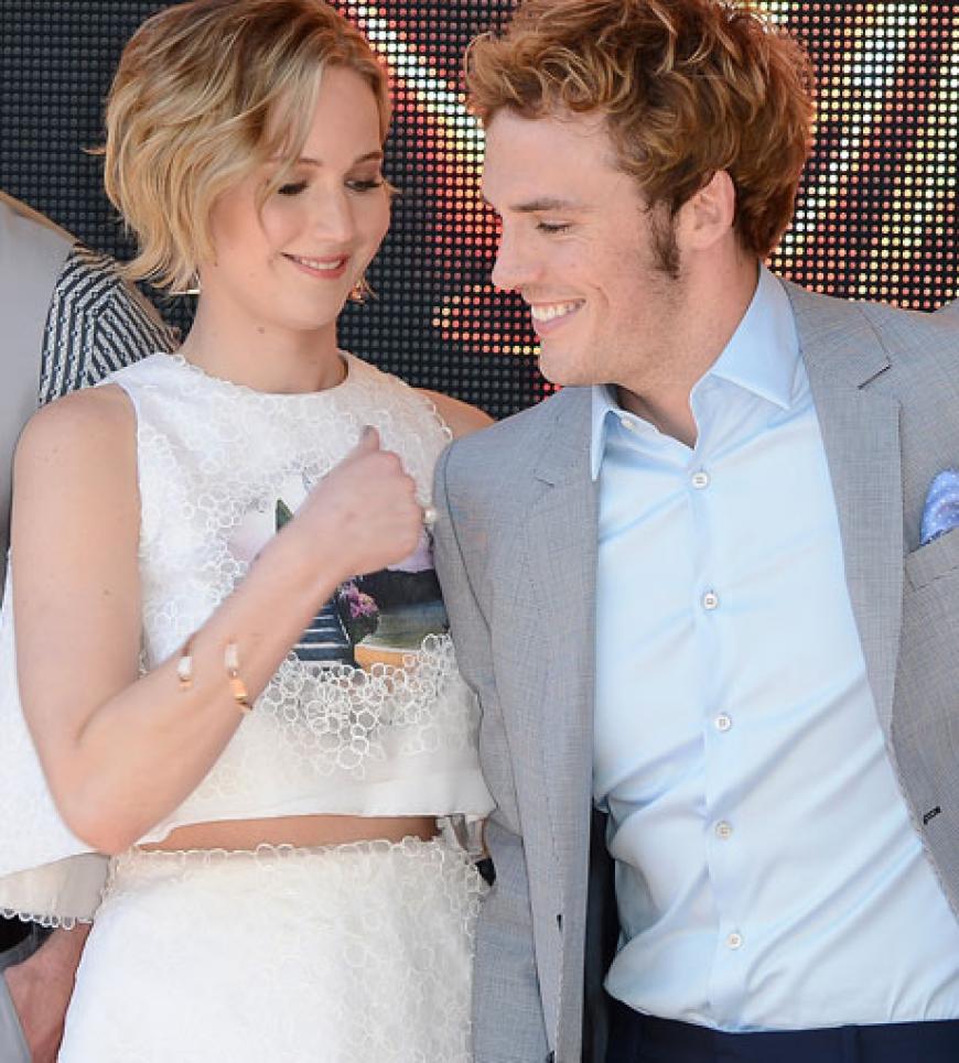 Jennifer Lawrence und Sam Claflin hatten offensichtlich Spaß