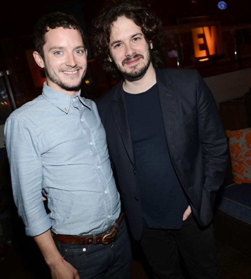 Elijah Wood mit Edgar Wright