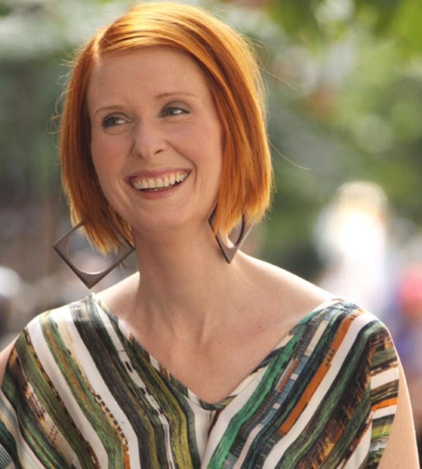 Gute Laune: Schauspielerin Cynthia Nixon freut sich, dass die Fortsetzung von