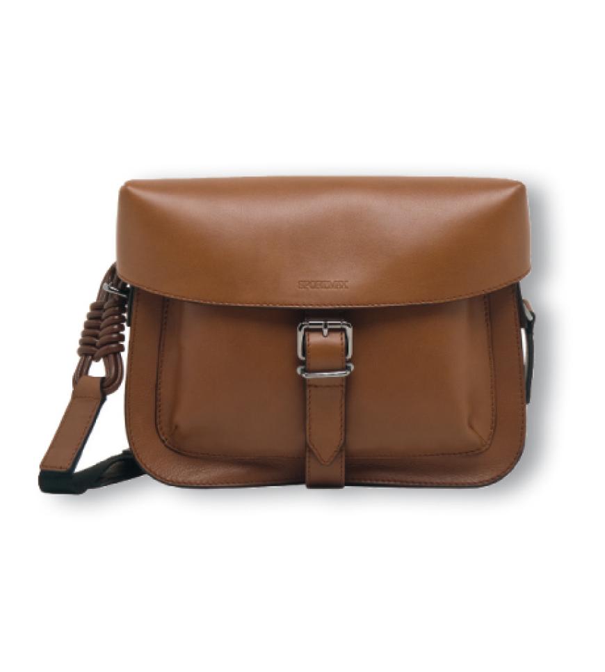 Messenger-Bags: Umhängetasche in Schokobraun von Sportmax, ca. 590 Euro