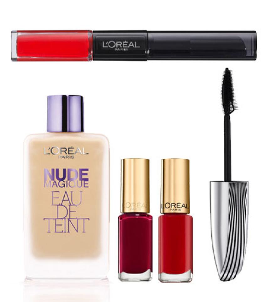 Romantische Liebesbekenntnisse sind am schönsten, wenn man sich dabei wohlfühlt! Für den gewünschten Look sorgen die Beauty- und Pflege-Produkte von LOréal Paris: Nude Magique Eau de Teint (ca. 12 Euro),´ Color Riche Le Vernis (ca. 5 Euro),´ False Lash Schmetterling Mascara (ca. 15 Euro) und´ Indefectible Lippenstift (ca. 13 Euro)
´