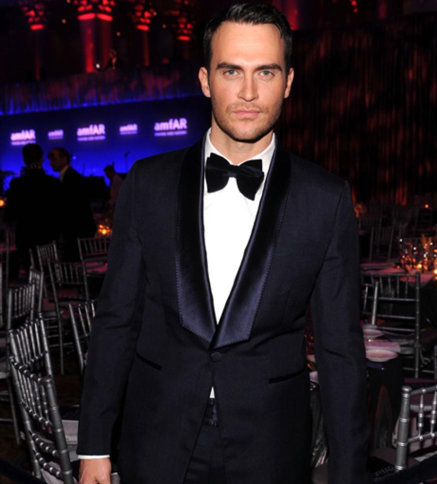 Hollywood-Schnuckel Cheyenne Jackson freute sich über so viele hübsche, weibliche Gäste