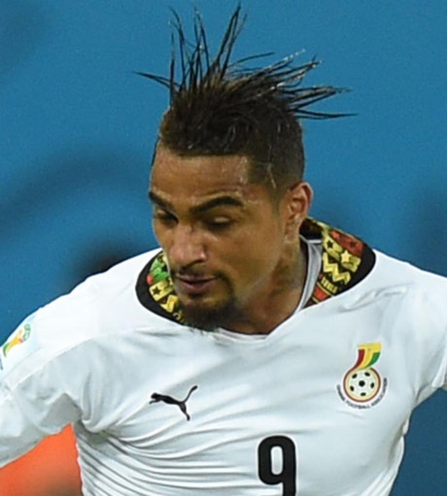 Kevin Prince Boateng geht mit dieser Frise für Ghana an den Start