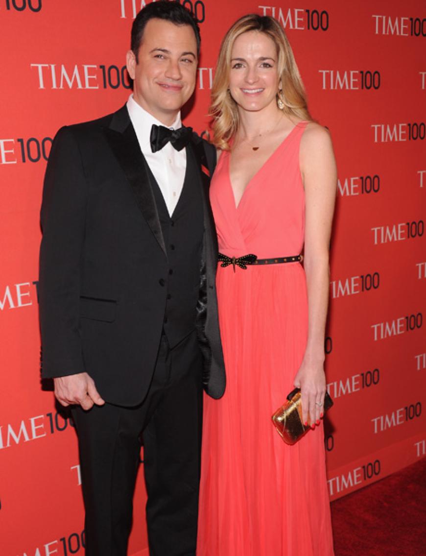 Molly McNearney und ihr Partner, der TV-Entertainer Jimmy Kimmel. Der Comedian wurde zu einem der größten Künstler gewählt