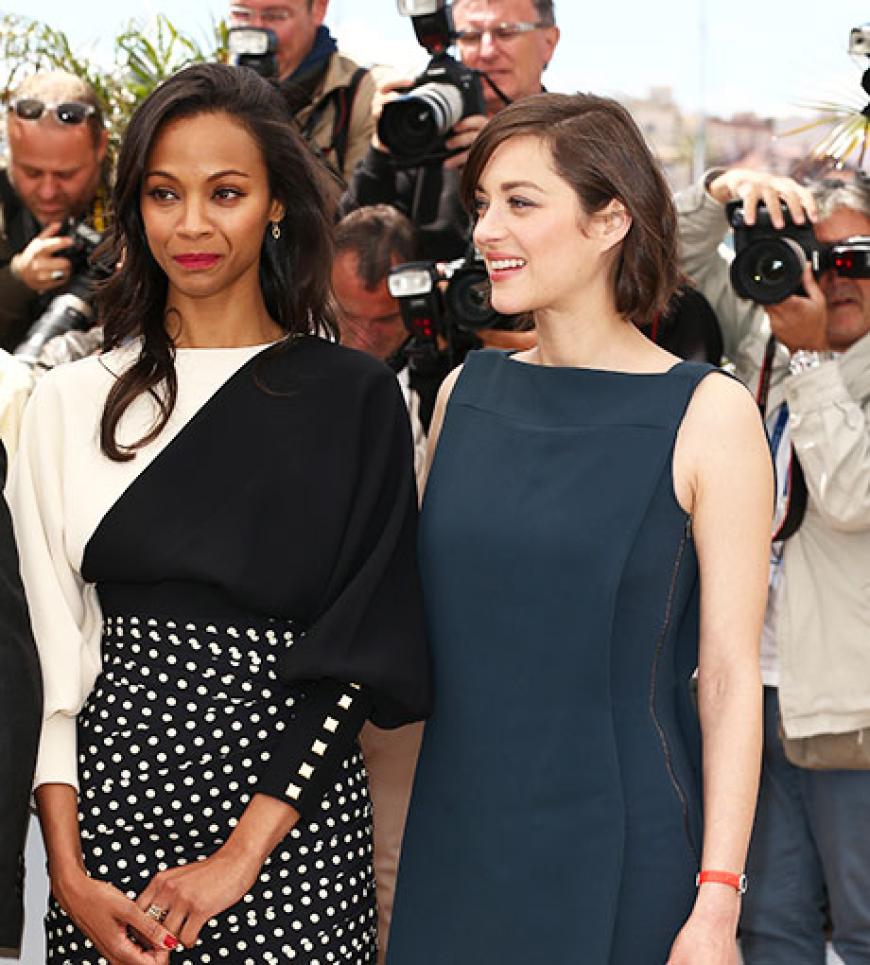 Zoe Saldana und´ Marion Cotillard beim Photo-Call für