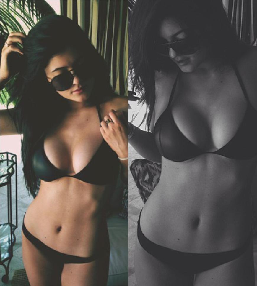Wie weit is zu weit? Kylie Jenner stellt ihren Busen auf Instagram zur Schau