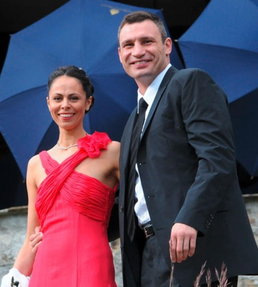 Witali Klitschko und seine Frau Natalia Egorova