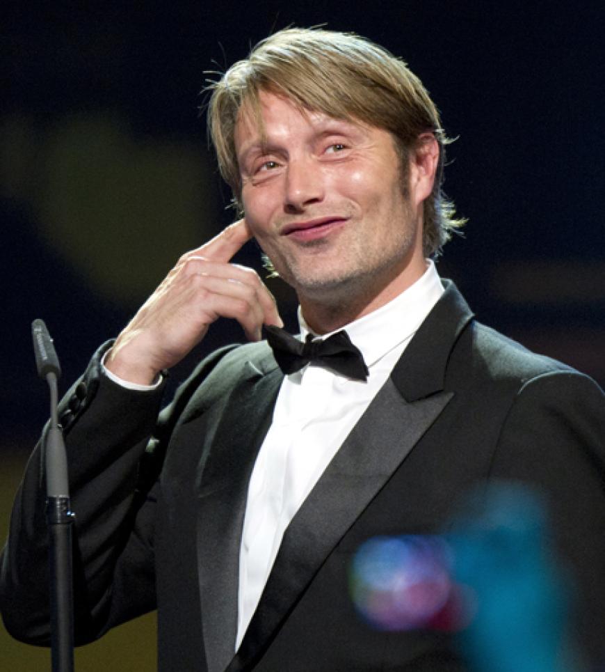 Ganz verlegen: Mads Mikkelsen