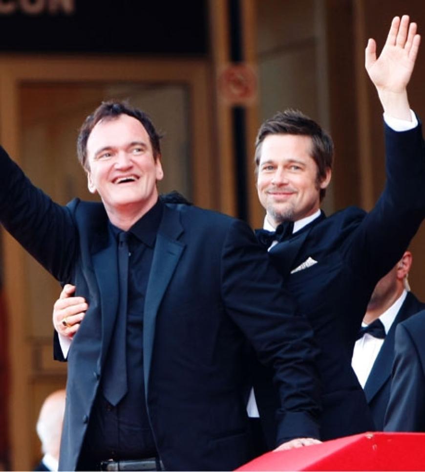 Regisseur und Brad Pitt lassen sich von den Fans in Cannes feiern