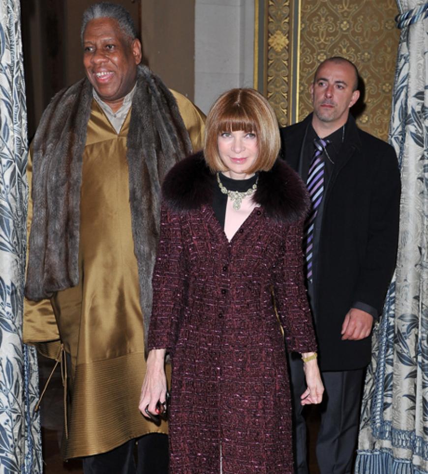 Andre Leon Talley mit Anna Wintour (Vogue USA)