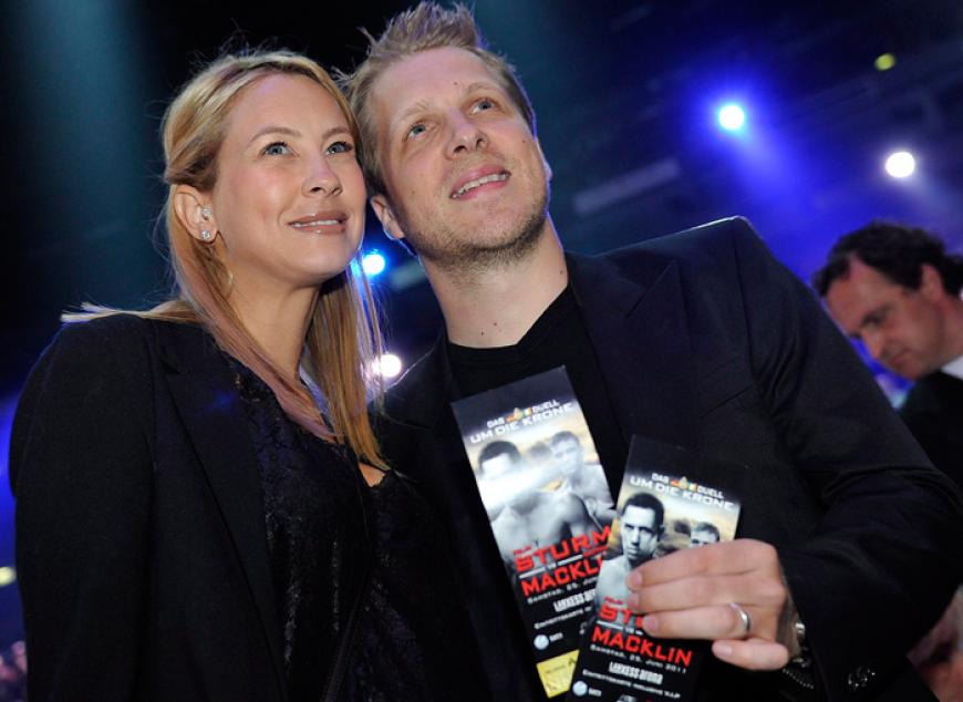 Lassen sich keinen Kampf entgehen: Alessandra und Oliver Pocher