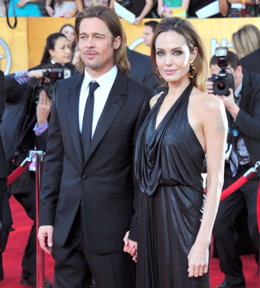 Brad Pitt und Angelina Jolie durften bei den