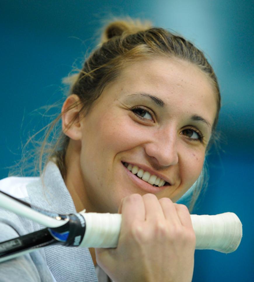 ... seine Freundin ist Tennis-As Tatiana Golovin