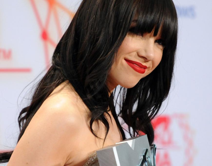 Glückliche Preisträgerin: Carly Rae Jepsen