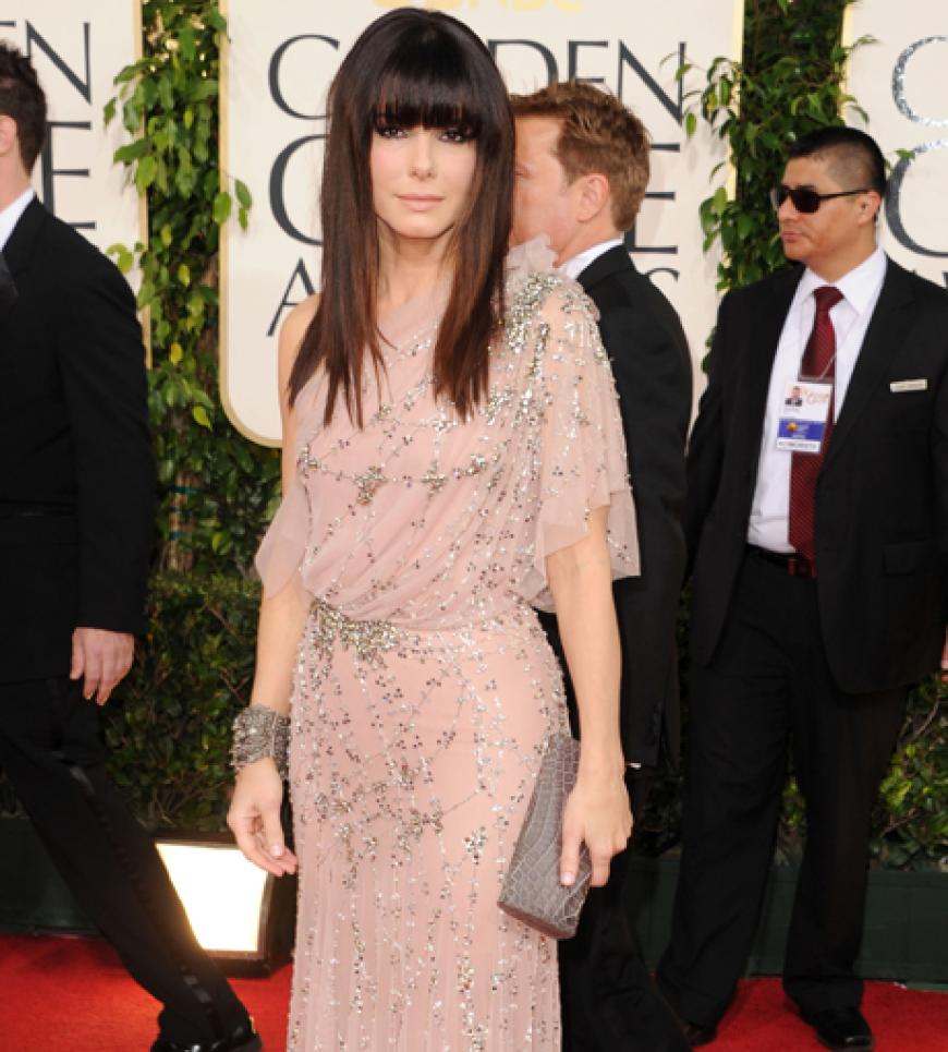 Sandra Bullock überraschte mit neuer Ponyfrisur ...